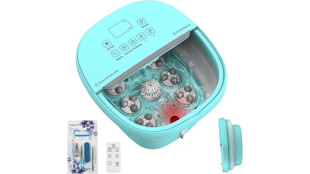 portable heated foot massager