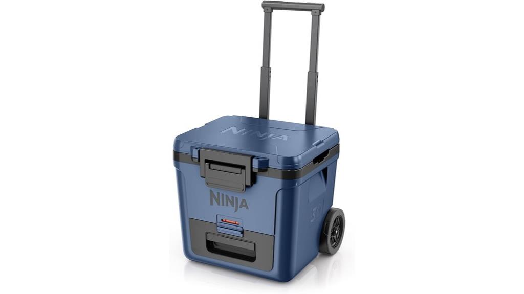 portable ninja cooler with wheels
