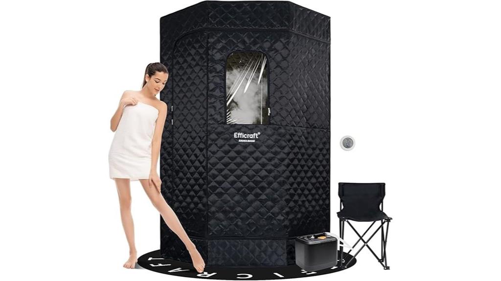 portable sauna with accessories