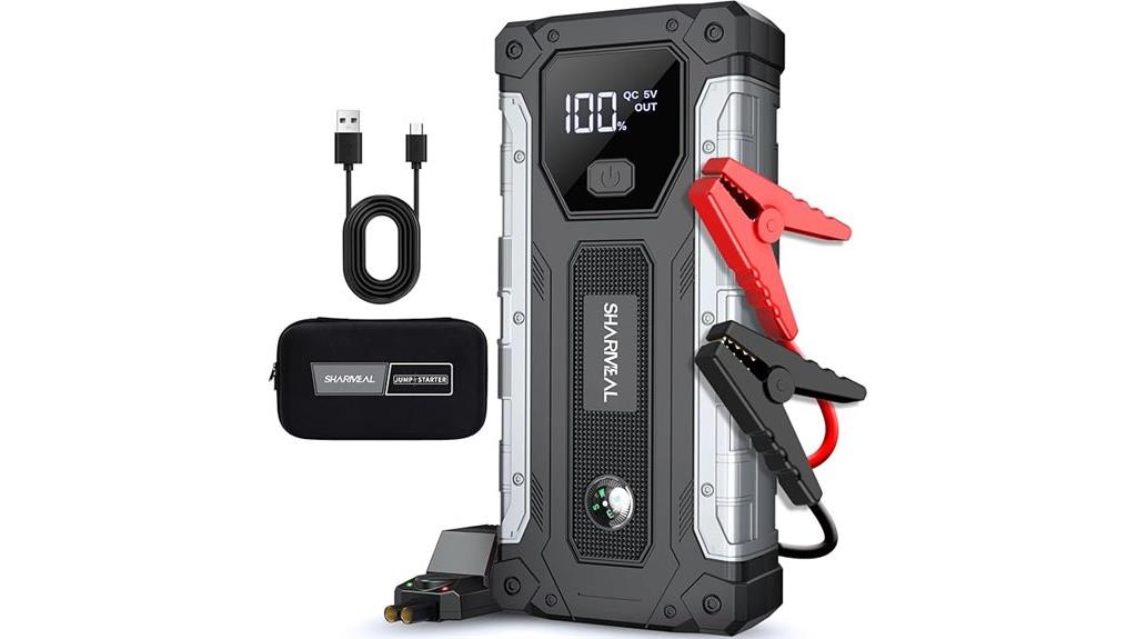 powerful portable car jump starter