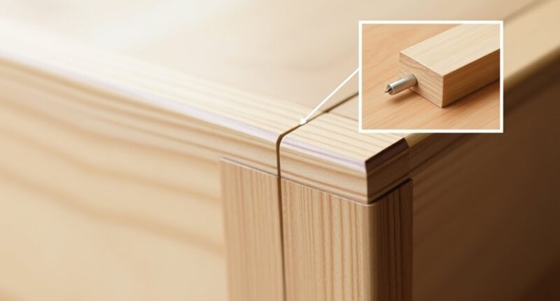 precise angled miter joints