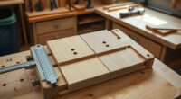 precise dowel jig setup