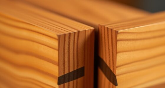 precise hand cut dovetails