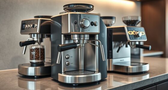 premium coffee machines with grinders