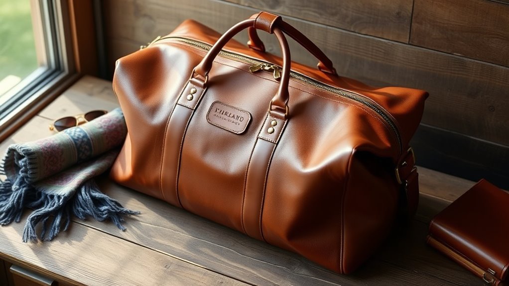 premium leather duffle bag essentials