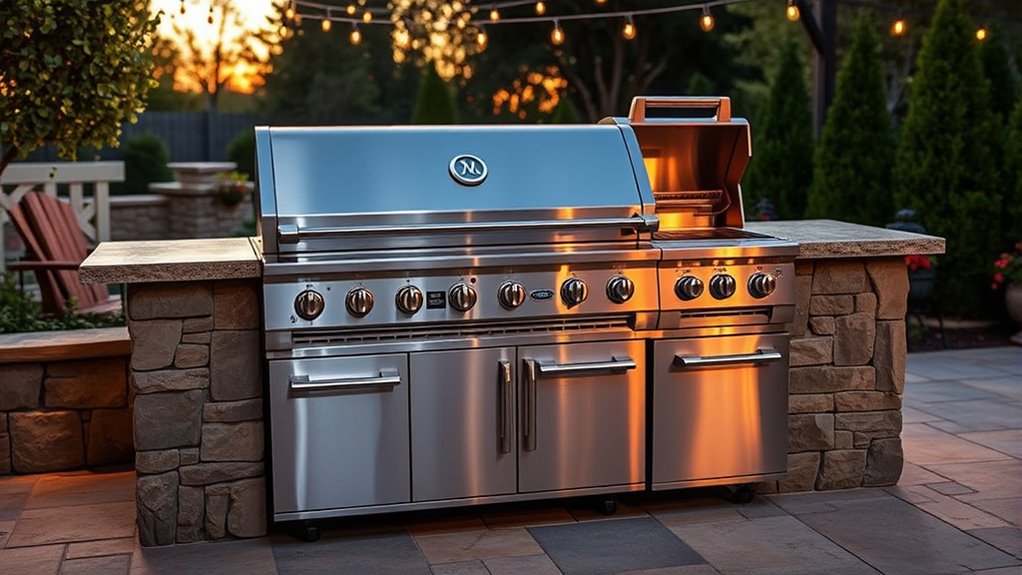 premium outdoor grill features