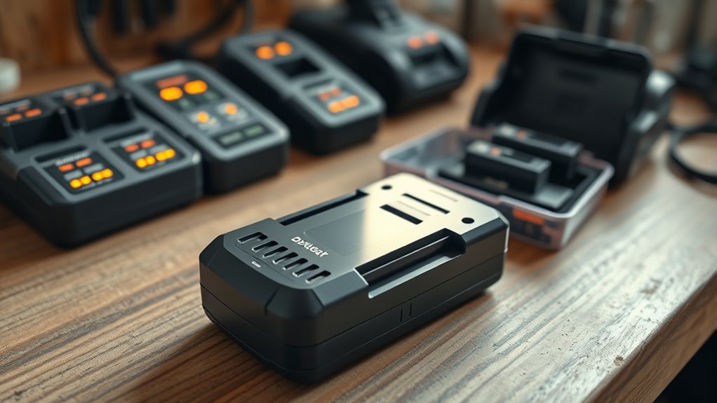 proper battery charging storage