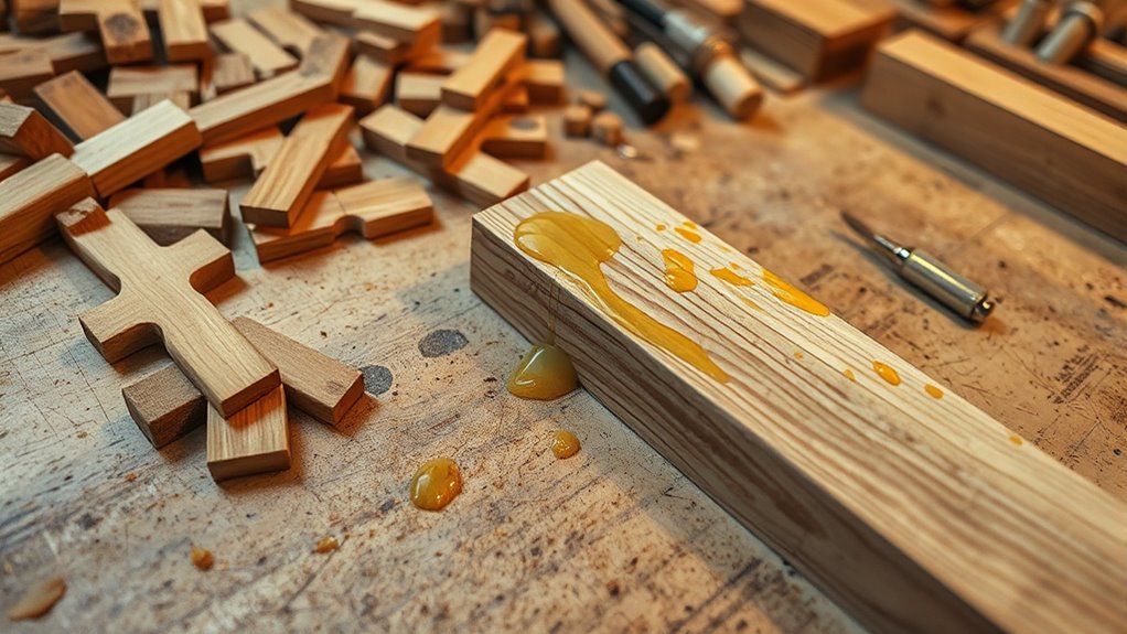 proper clamping and adhesive selection