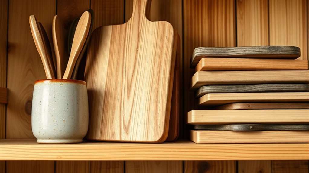 proper wooden kitchen storage