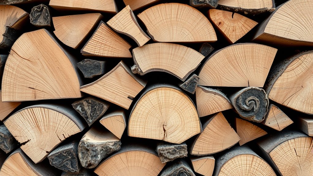 properly season and store wood