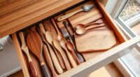 properly store wooden kitchenware