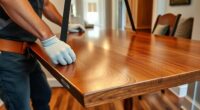 protect wooden furniture during moving