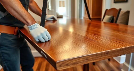 protect wooden furniture during moving