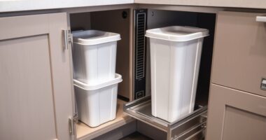 pull out trash system design
