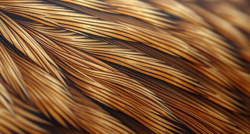 realistic fur and feather pyrography