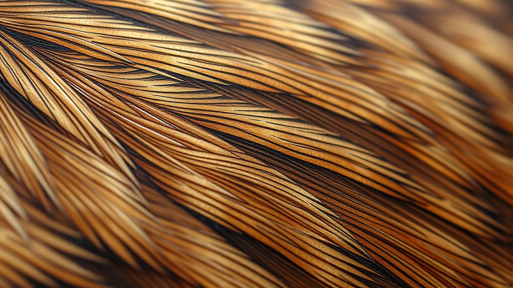 realistic fur and feather pyrography