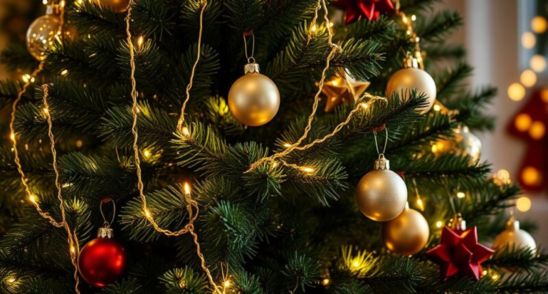 realistic pre lit christmas trees
