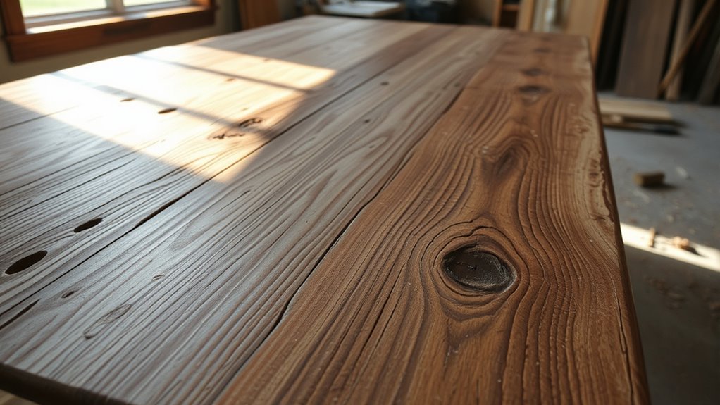 reclaimed wood farmhouse table