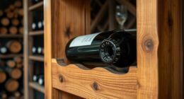 reclaimed wood wine rack