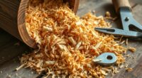 recycling sawdust and shavings