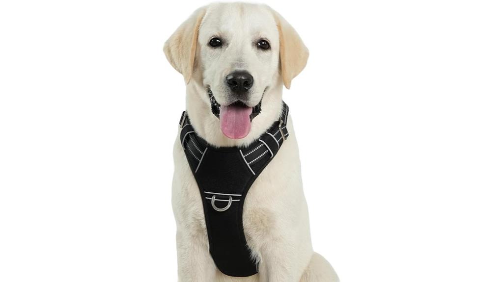 reflective adjustable dog harness