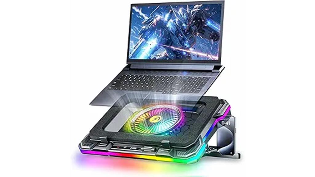 rgb gaming laptop cooler