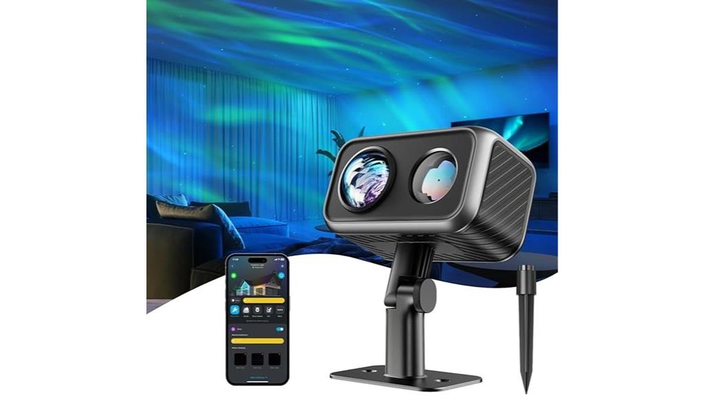 rgb outdoor projector light