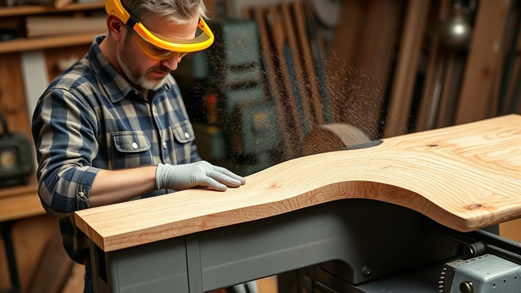 safe bandsaw operation techniques