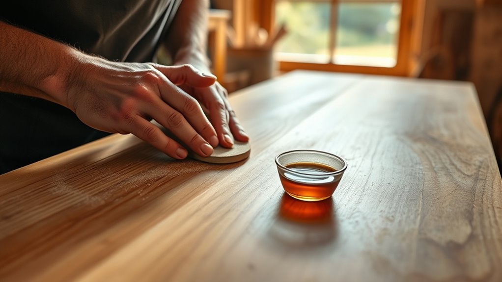 sanding and sealing countertops