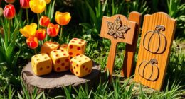 seasonal yard decor crafting