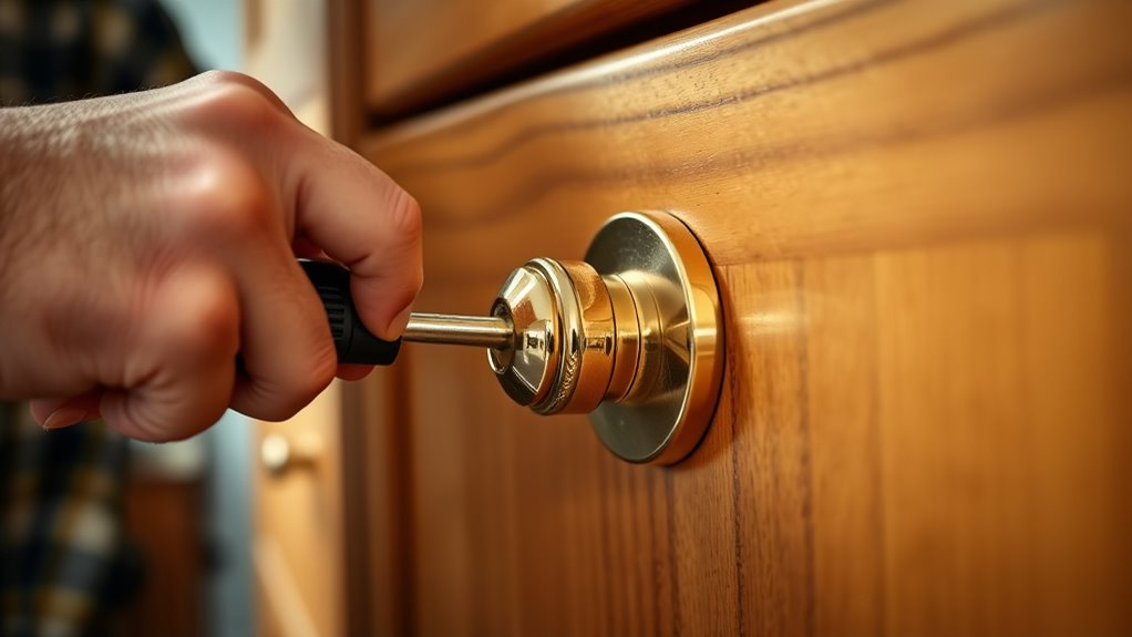 secure measure tighten stabilize