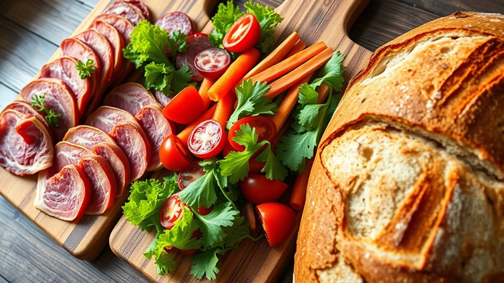 separate boards for food