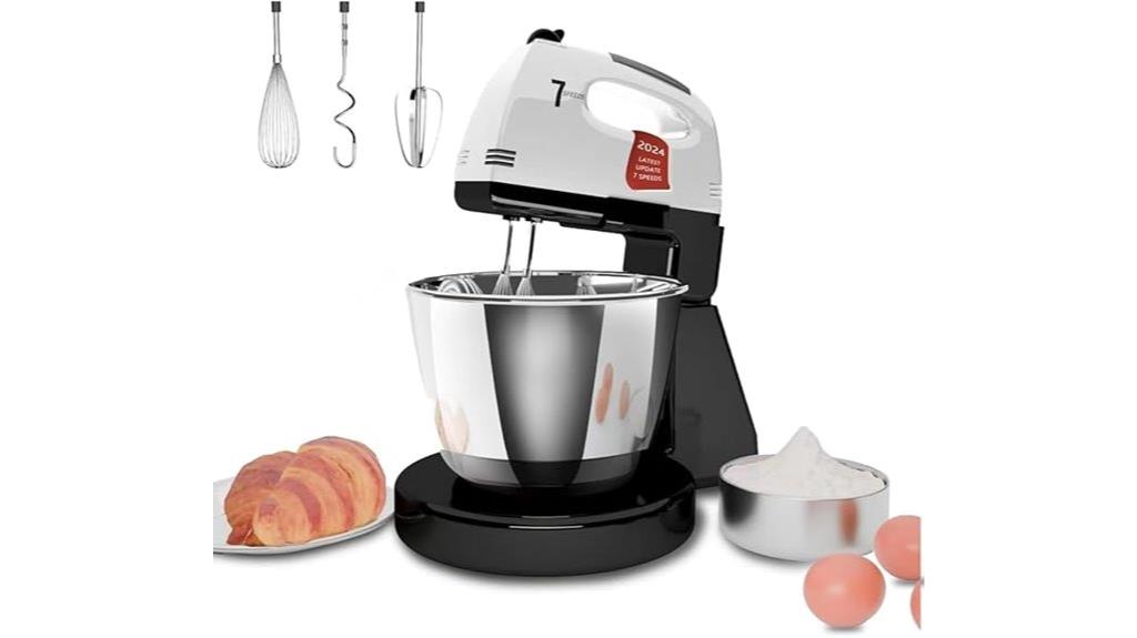 seven speed 3 quart stainless