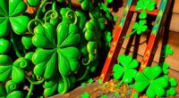 shamrock signs and leprechaun ladders