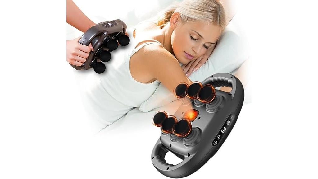 six head nine mode massager