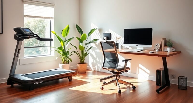 smart treadmill desk setups
