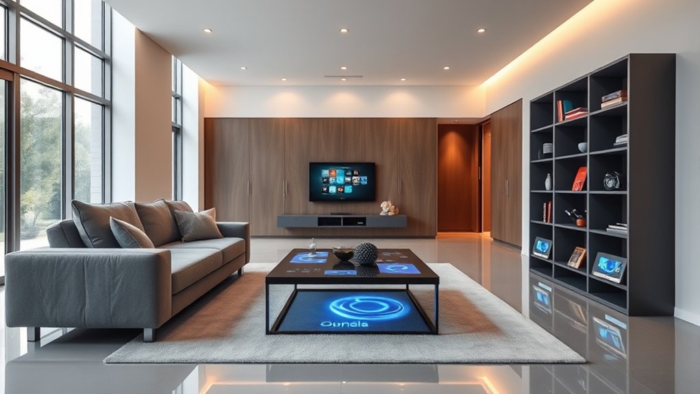 smart wireless voice controlled furniture