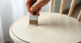 smooth drip free furniture painting