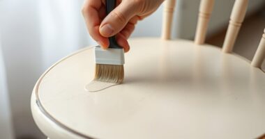 smooth drip free furniture painting