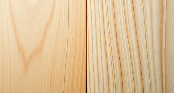 soft and hard maple grains