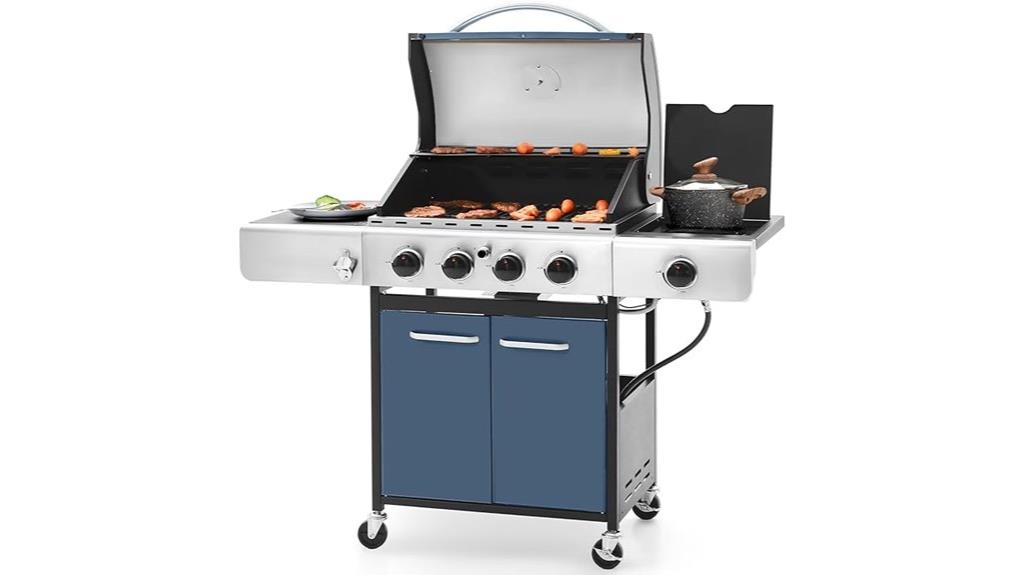 sophia william four burner grill