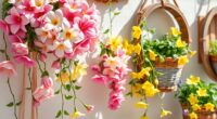 spring floral wall decor