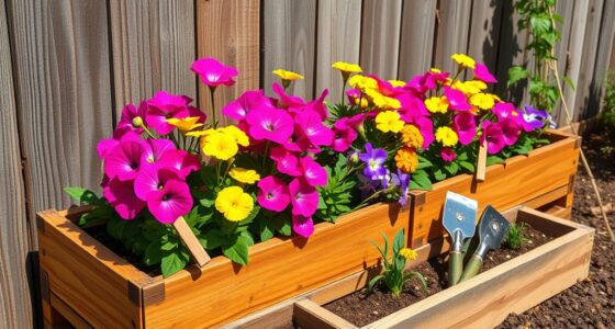 spring planter box construction