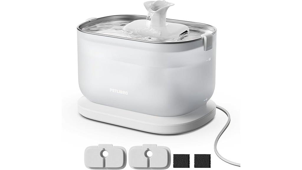 stainless steel pet fountain