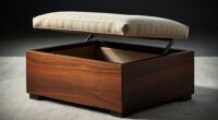 storage ottoman with hidden compartment