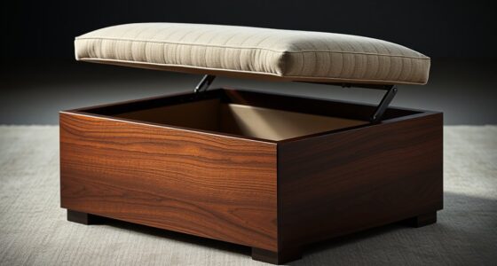 storage ottoman with hidden compartment