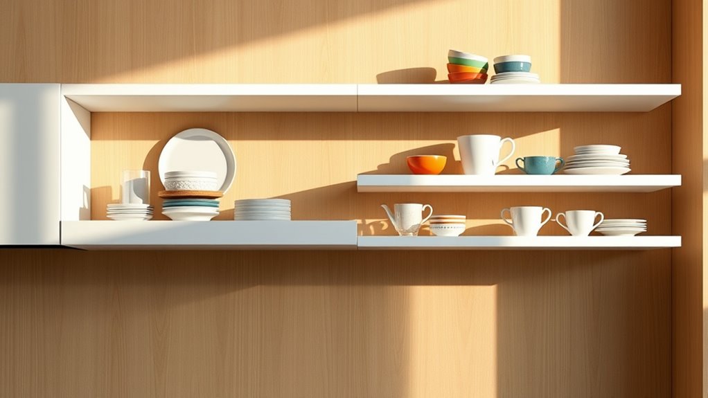 stylish functional kitchen storage