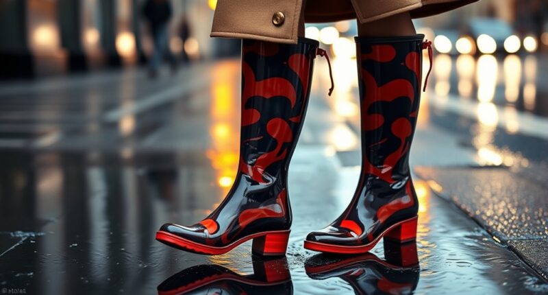 stylish women s rain boots
