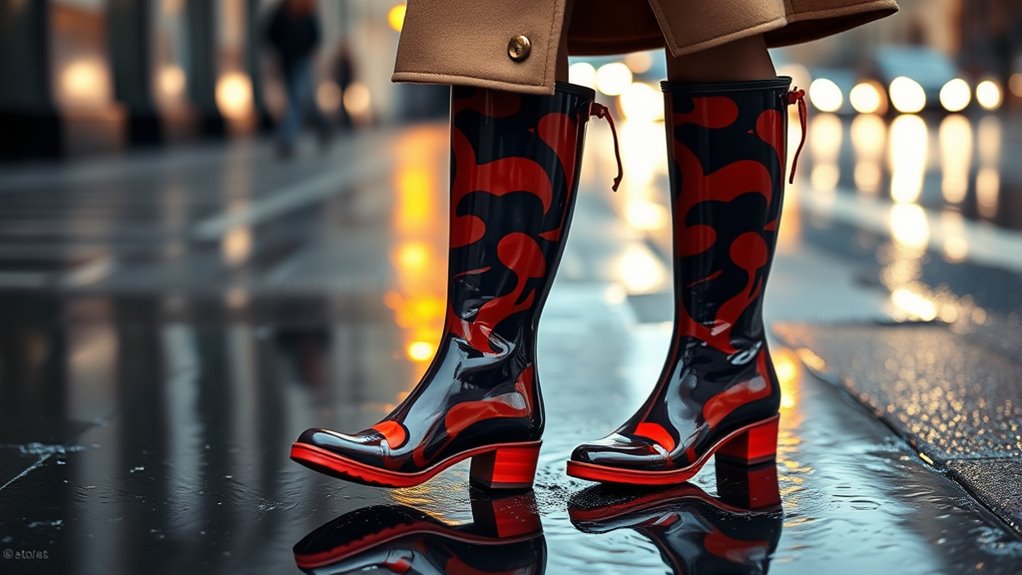 stylish women s rain boots