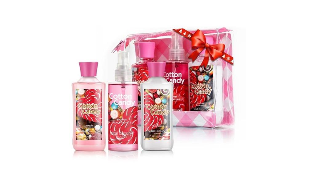 sweet bath travel set